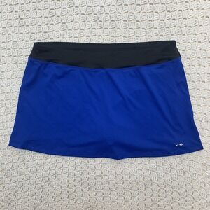 Champion Skort Skirt Shorts Women XL Blue Golf‎ Tennis Athletic Stretch Waist'38
